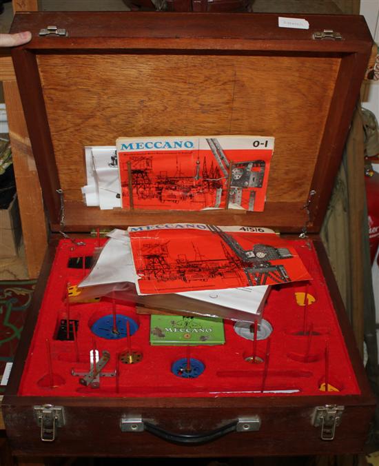 Cased Meccano set